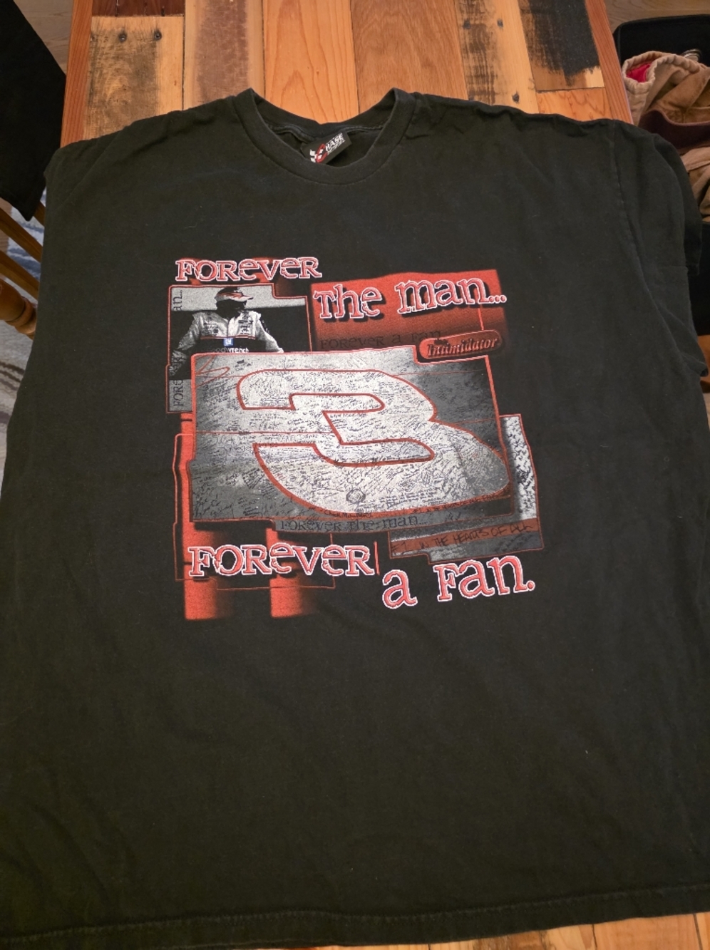 Dale Earnhardt Graphic Tee - Black & Red